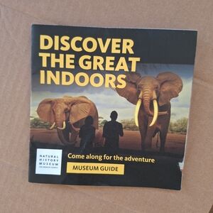 Natural History Museum of LA County Museum Guide Map Brochure